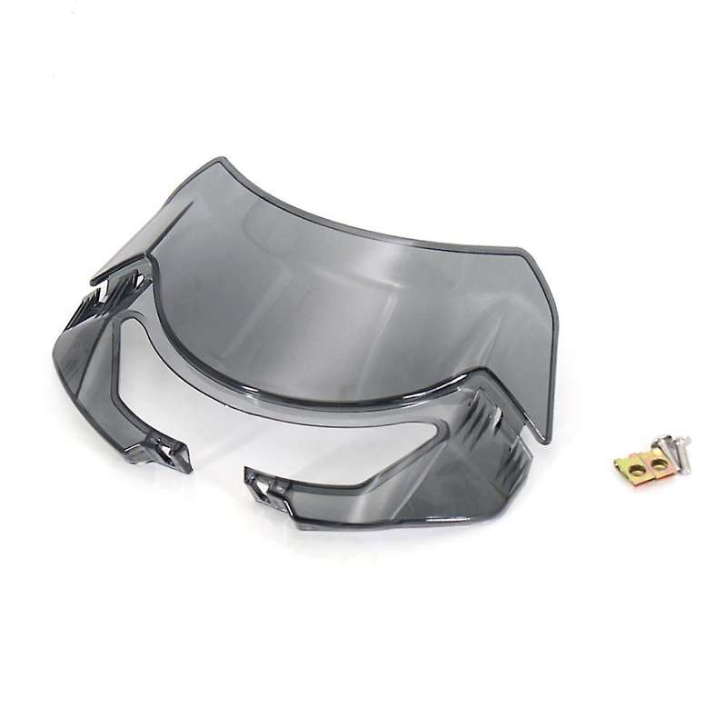 Windshield Windscreen Deflector Wind Shield Screen(smoke Grey)