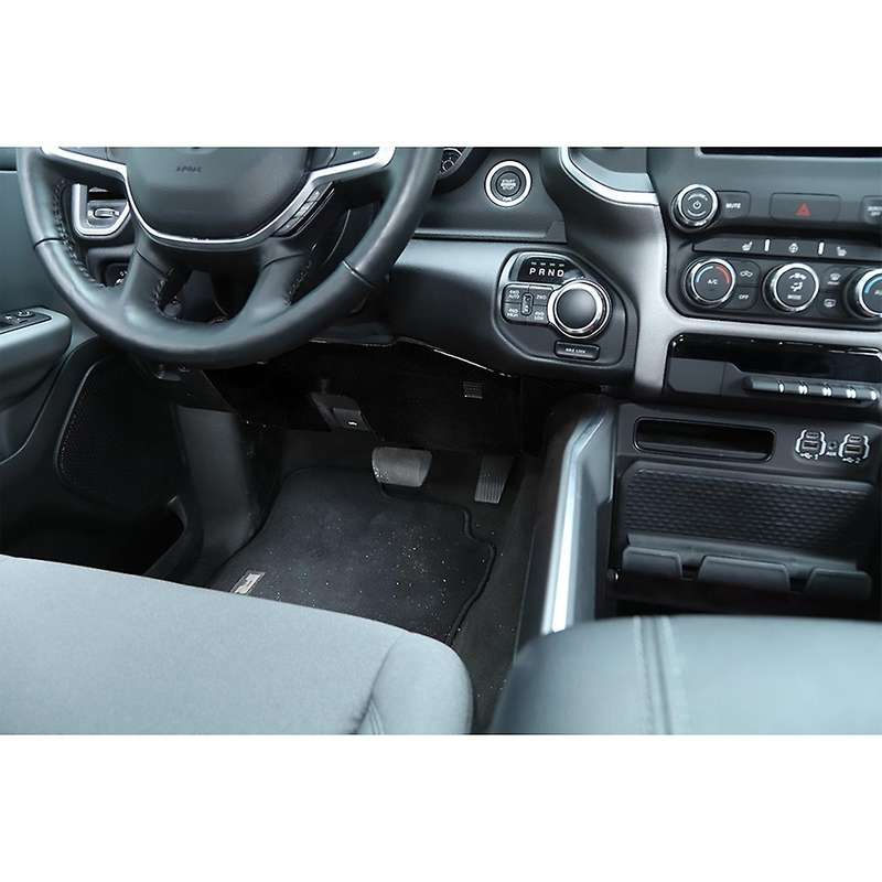 Car Steering Wheel Under Anti-kick Panel Decoration, Carbon Fiber