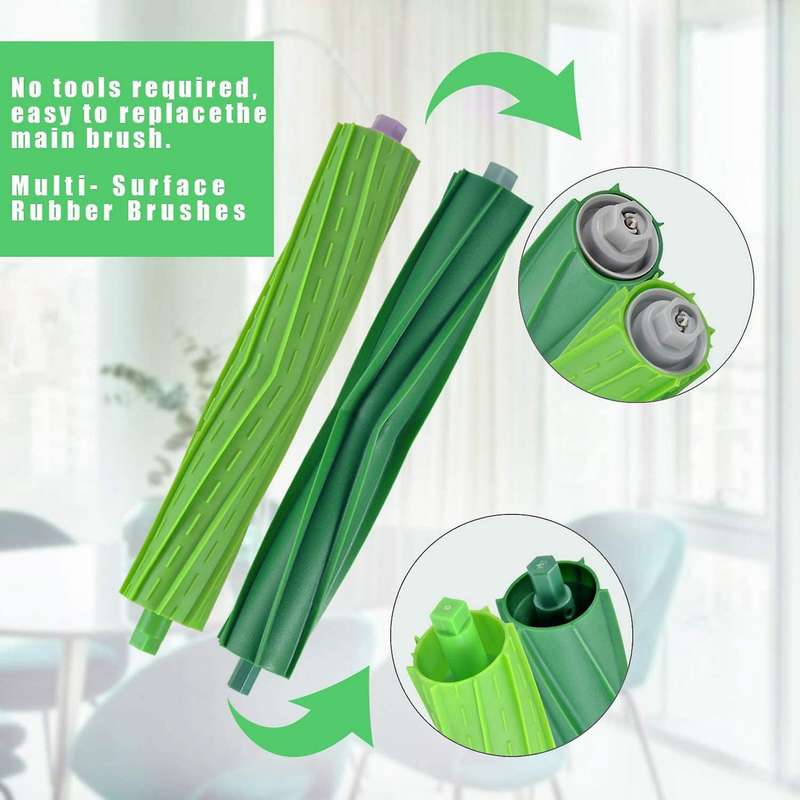 42pcs Rolling Brush Hepa Filter Side Brush for Irobot Roomba I7 E5