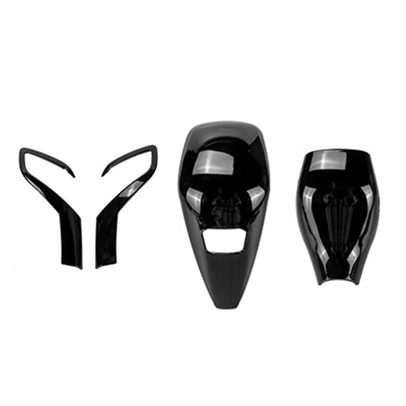Car Gear Head Knob Shift Cover Trim For-bmw G20 G28 G22 Gloss Black