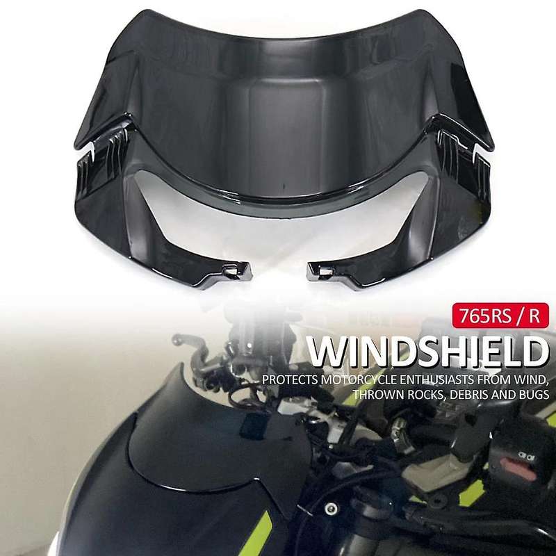 Windshield Windscreen Deflector Wind Shield Screen(black)