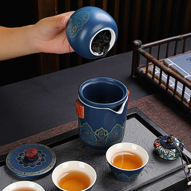 Porcelain Tea Pot Cup Set Exquisite Shape Tea Set Chinese Tea