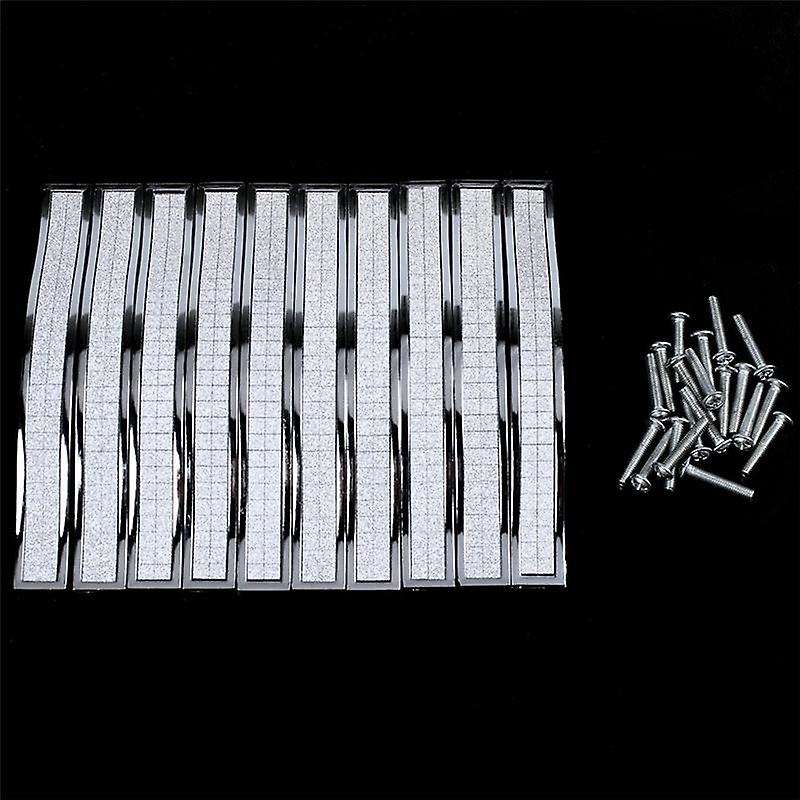 30 X Crystal Furniture Handle Bar Grip Handle Silver 128mm