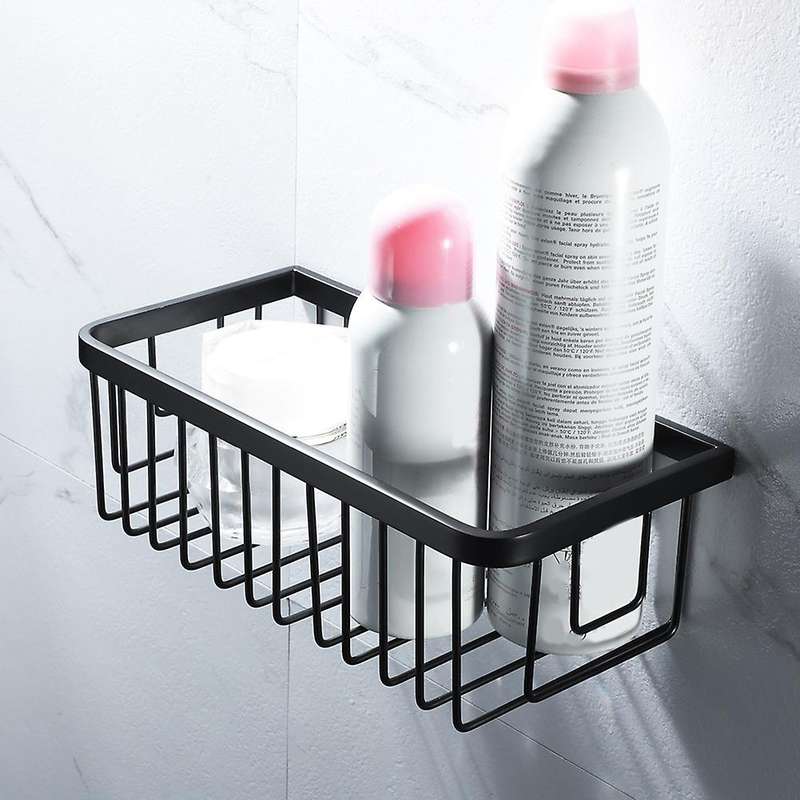 Bathroom Shower Shelf Holder Corner Storage Rack Shampoo Soap Shelves