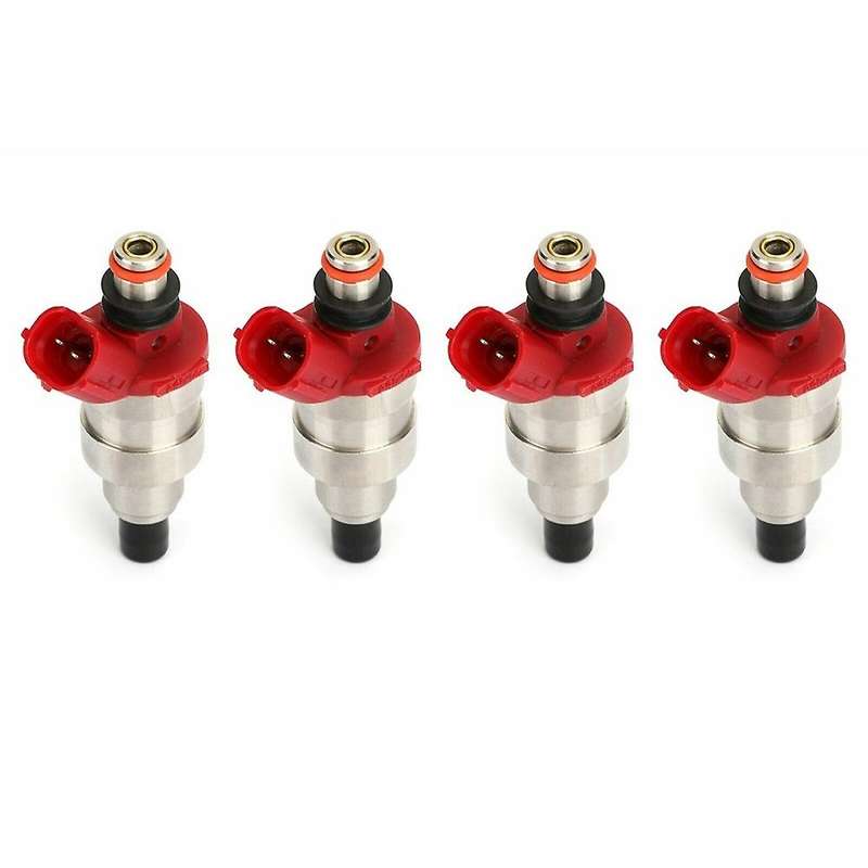 4pcs Car Fuel Injector Nozzle G60913250 for 1990-1994 Mazda B2600