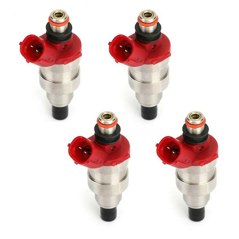 4pcs Car Fuel Injector Nozzle G60913250 for 1990-1994 Mazda B2600