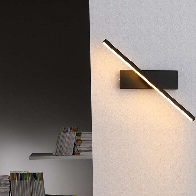 2x Modern Indoor Led Wall Lamp Living Room Decor 6w -warm Light