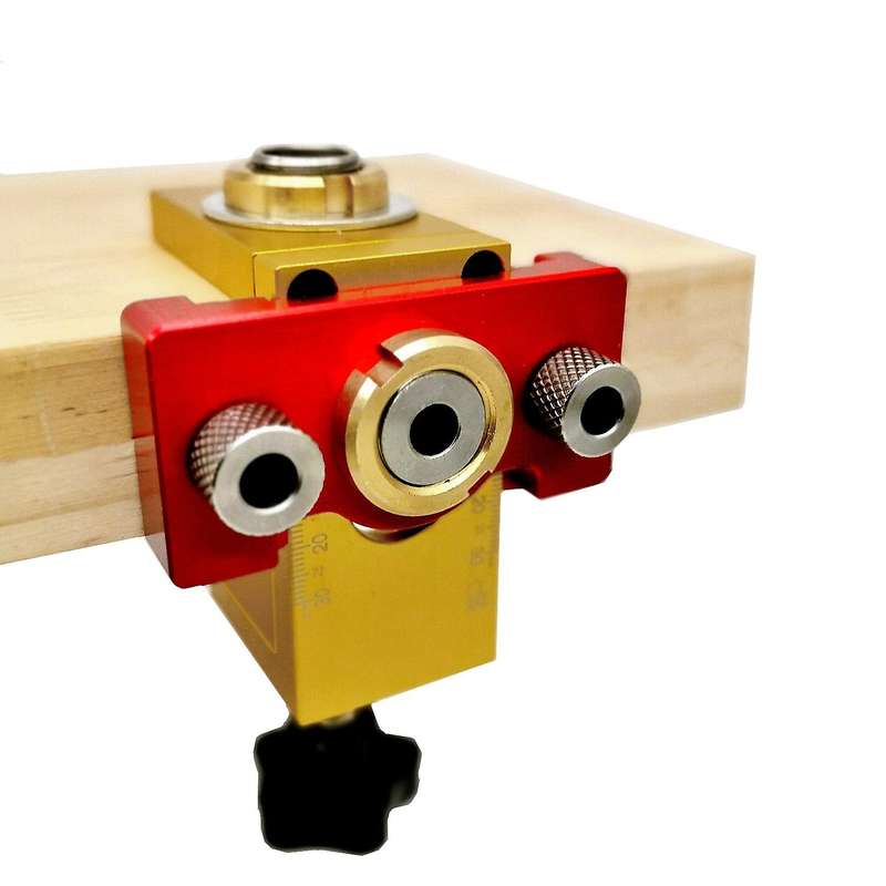 3 In 1 Dowel Jig Aluminum Alloy Pocket Hole Jig,set B