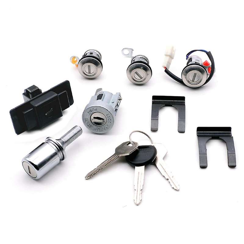 Ignition Spare Tire Door Lock Key Set for Pajero Montero Mk2 V32