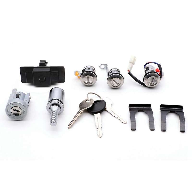 Ignition Spare Tire Door Lock Key Set for Pajero Montero Mk2 V32