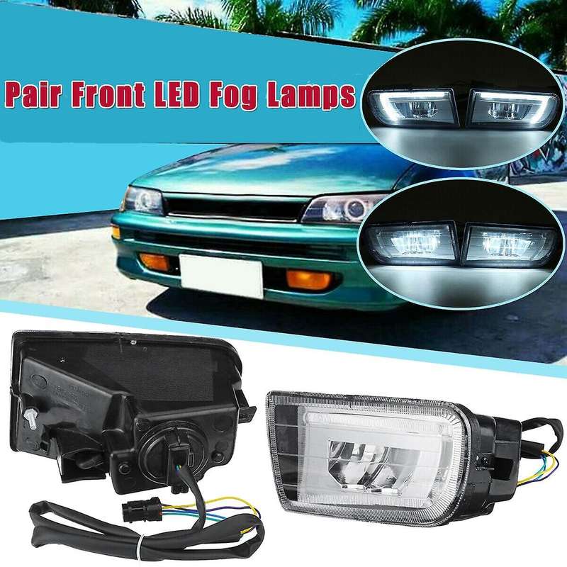 1 Pair Front Bumper Led Fog Light for Toyota Corolla Ae100 Ae101