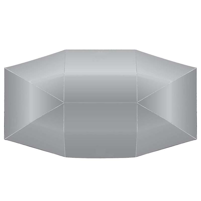 4.5x2.3m Car Sun Shade Oxford Polyester Covers without Bracket Silver