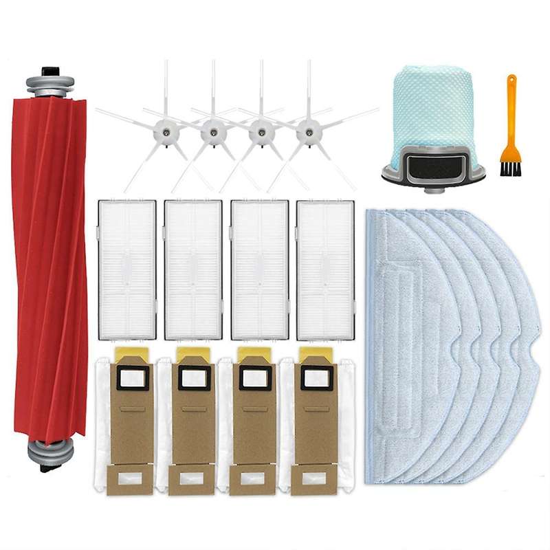 For Xiaomi Main Brush Side Brush Mop Cloth Dust Bag Filter Screen