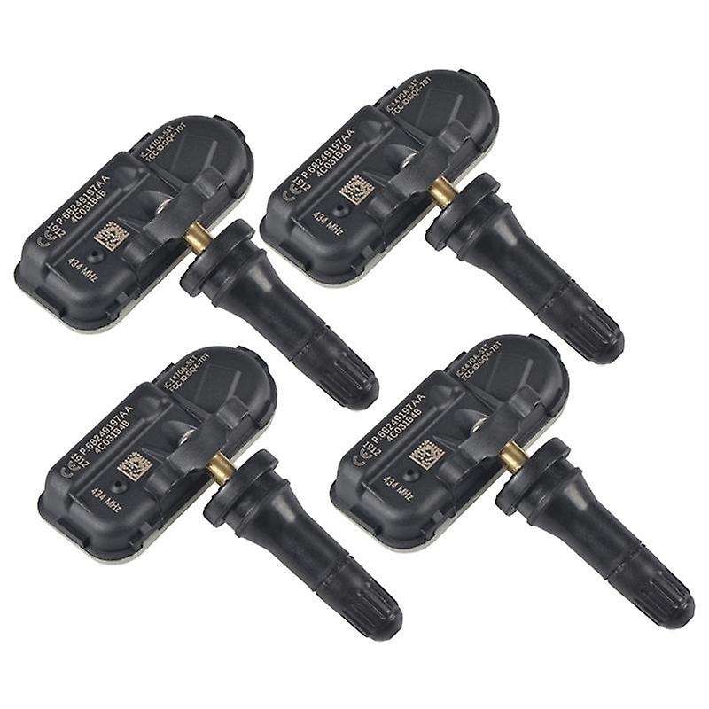 4pcs Tire Pressure Sensor 68186572aa 68239729aa 68249201aa