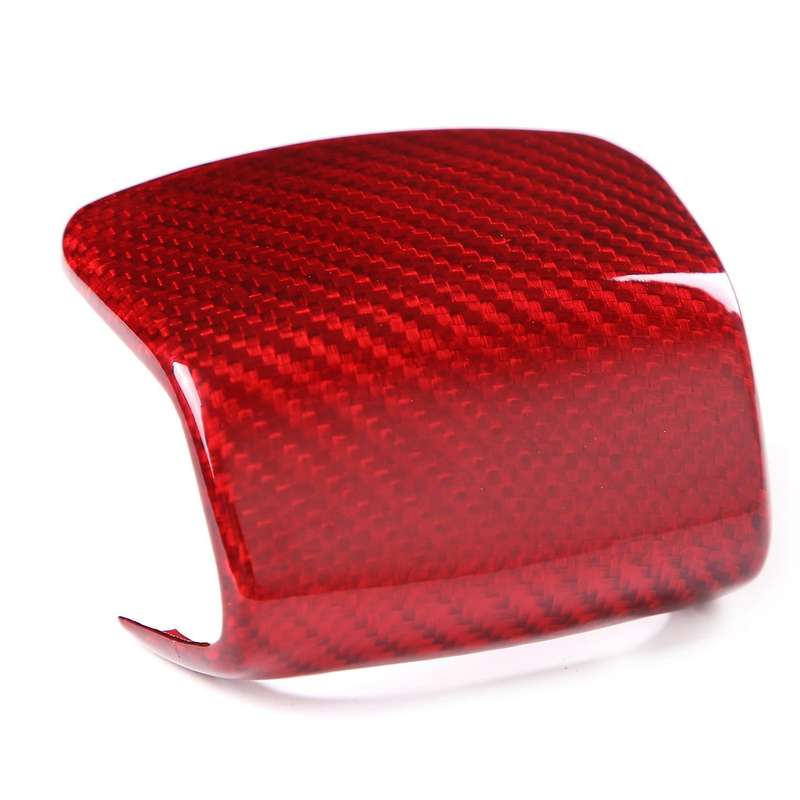 Car Real Carbon Fiber Gear Shift Head Knob Cover for Land Rover Valar