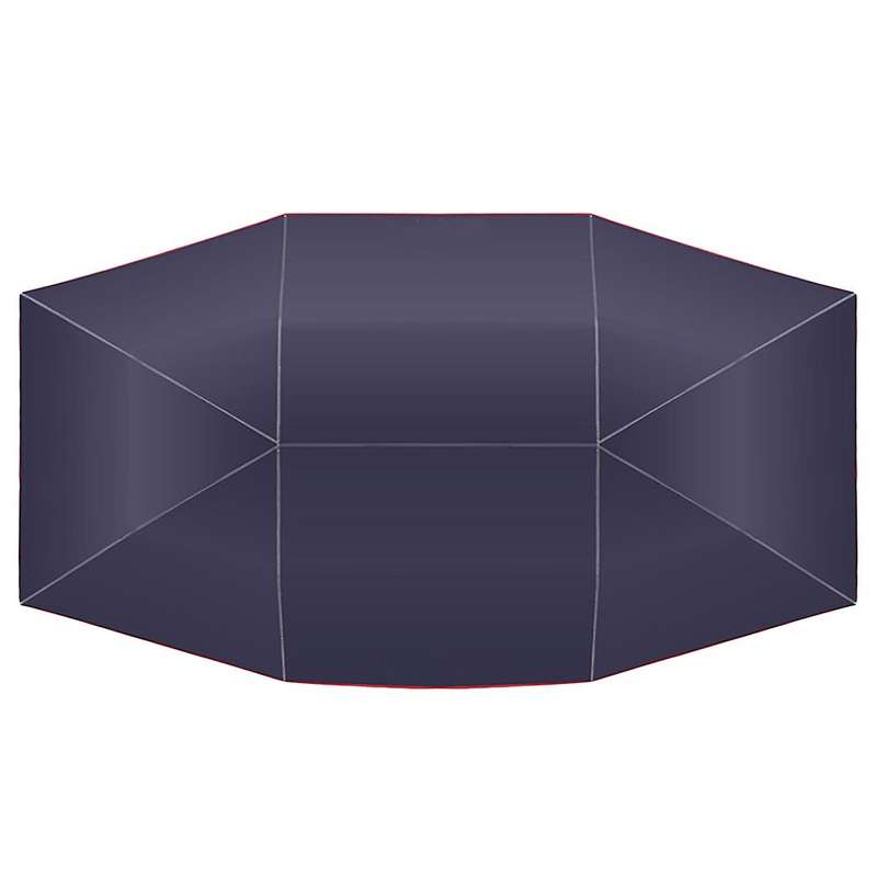 4.5x2.3m Car Sun Shade Oxford Polyester Covers without Bracket Blue