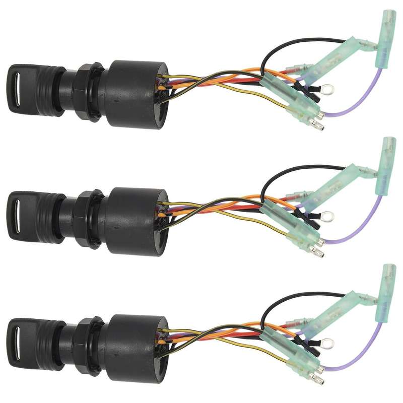 3x Boat Motor Ignition Key Switch for Mercury Outboard Motors