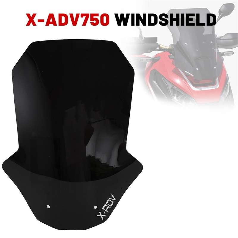 Black Motorcycle Windscreen Windshield Fit for Honda X-adv750