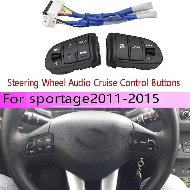 Steering Wheel Control Buttons for Kia Sportage11-15 with Backlight