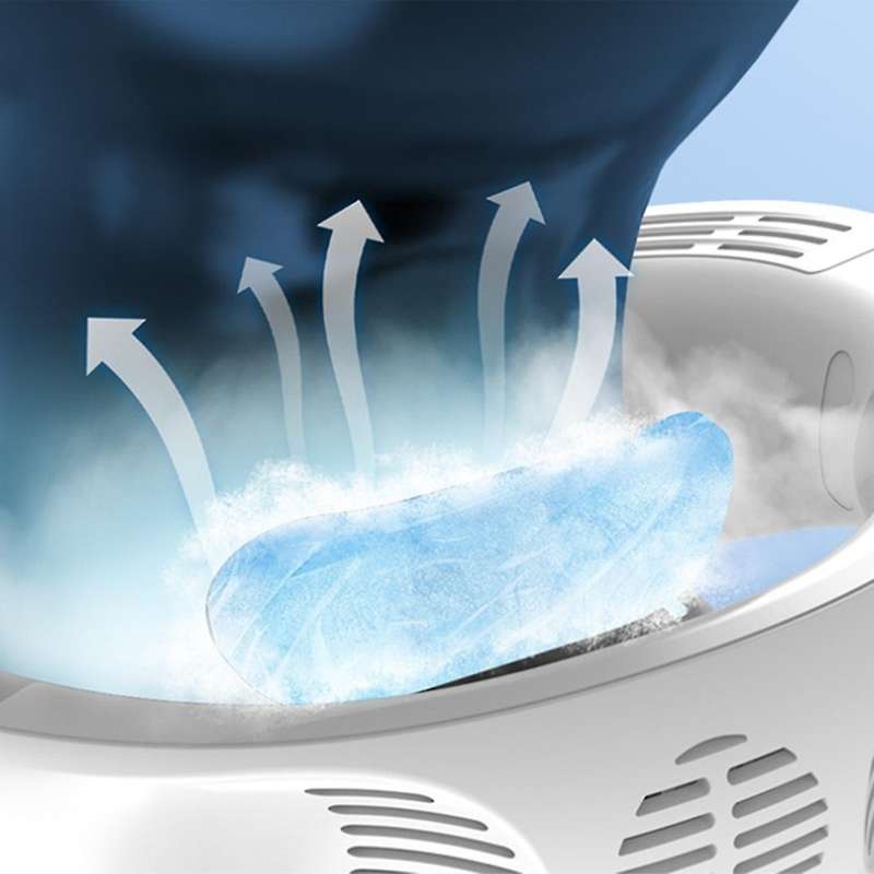 Portable Neck Fan Portable Air Conditioning Electric Fan Sports White