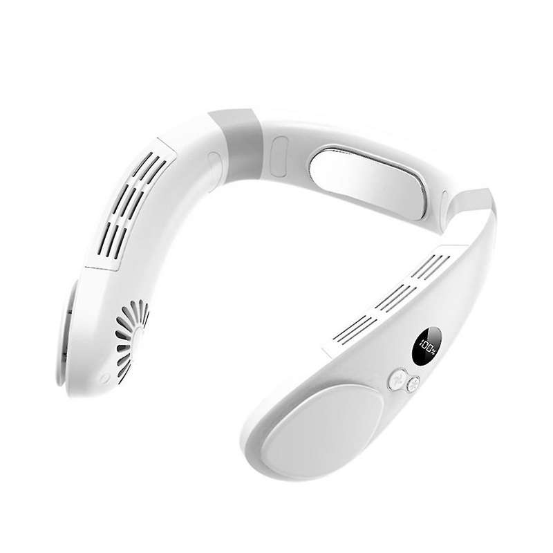 Portable Neck Fan Portable Air Conditioning Electric Fan Sports White