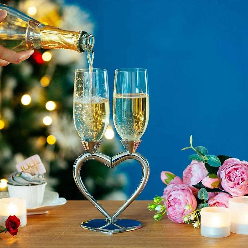 Wedding Champagne Glasses for Bride and Groom Champagne Glasses B