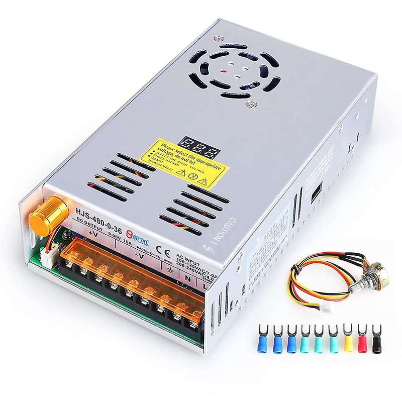 36v Dc Power Supply Adjustable Converter, Ac 110v-220v to Dc 0-36v