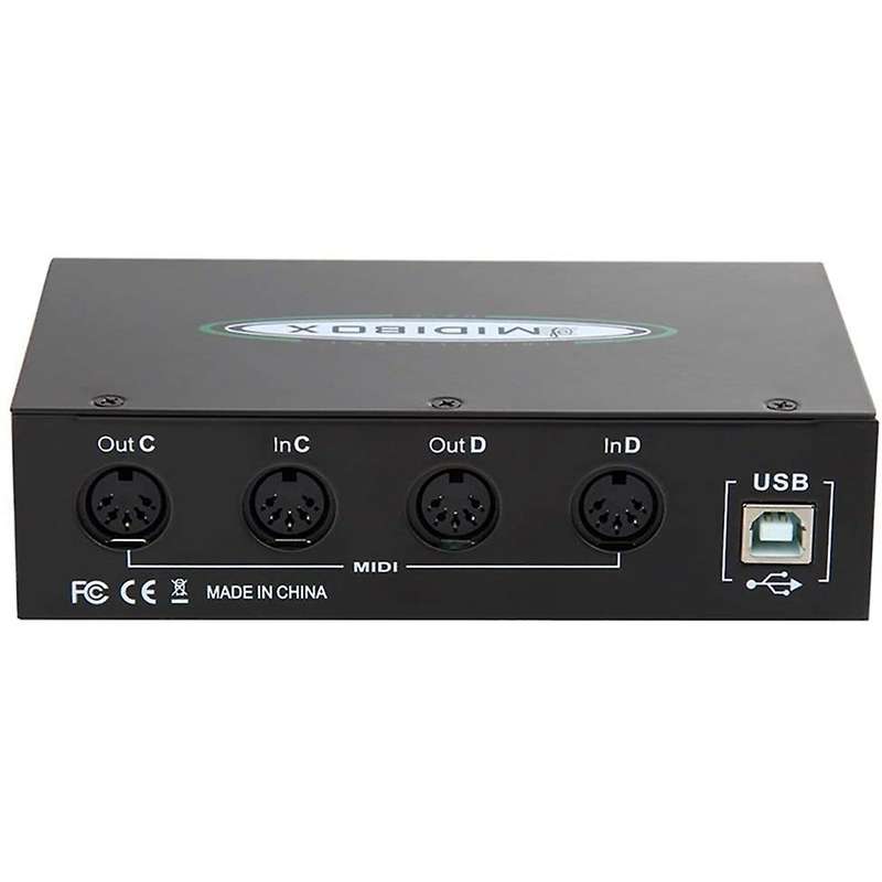 Midi Box Musical Instruments Usb Midi Merge Thru Box 64 Midi Channels