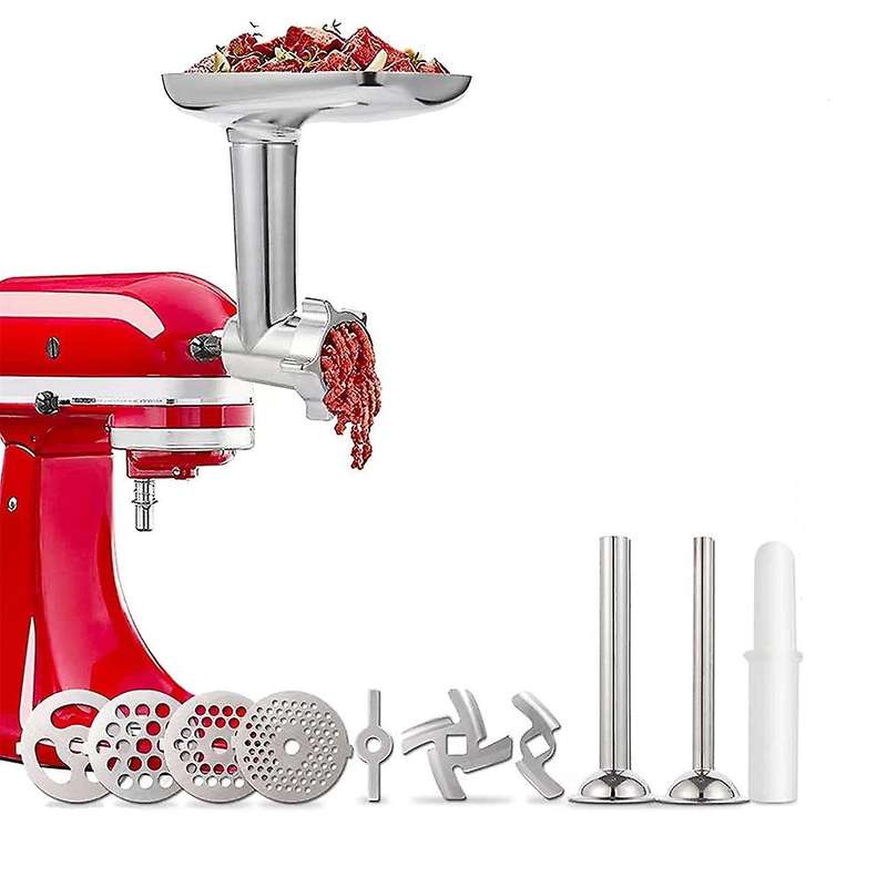 Meat Grinder Attachment for Kitchenaid,included Sausage Stuffer Tubes