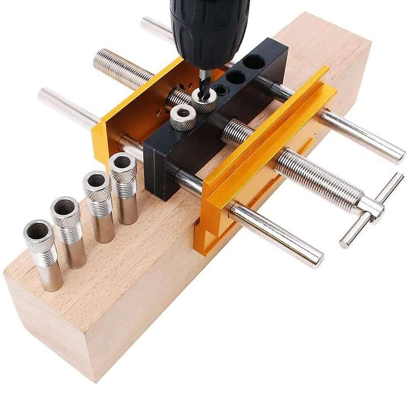 Self Centering Doweling Jig Plus 6 Inch Woodworking Joints Tools