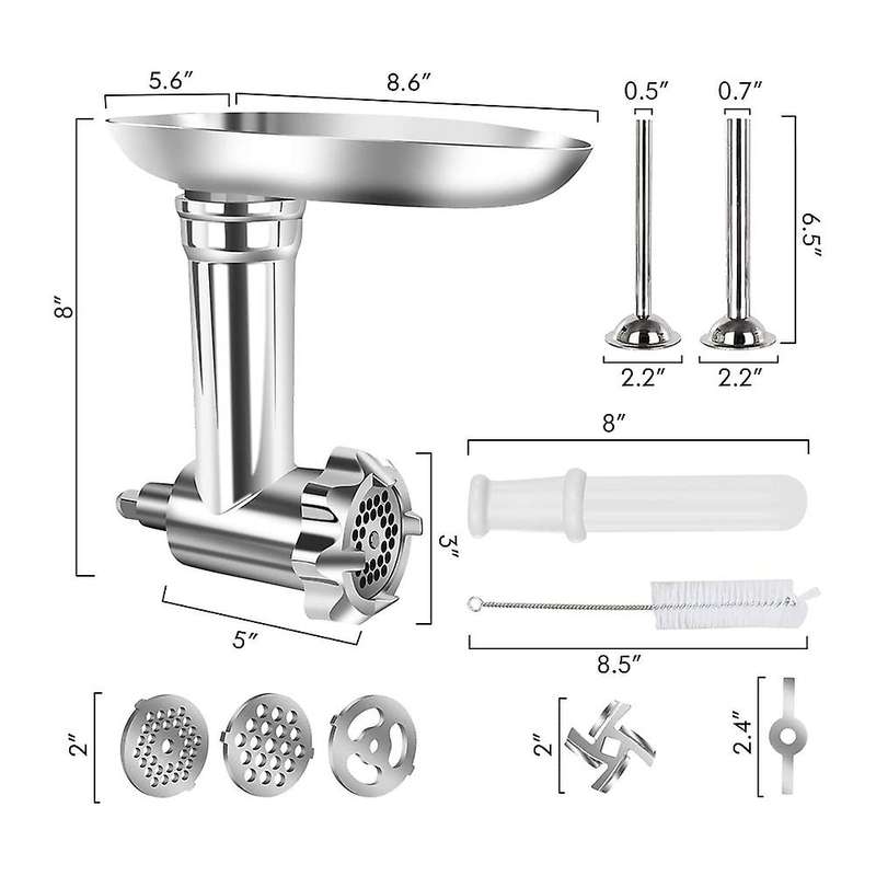 Meat Grinder Attachments for Kitchenaid Stand Mixers Sausage Stuffer