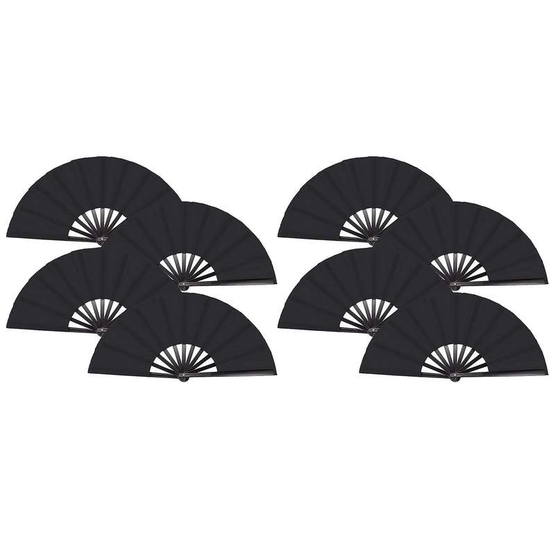 4 Pack Folding Hand Fan Hand Folding Fans Chinese Tai Chi Folding Fan