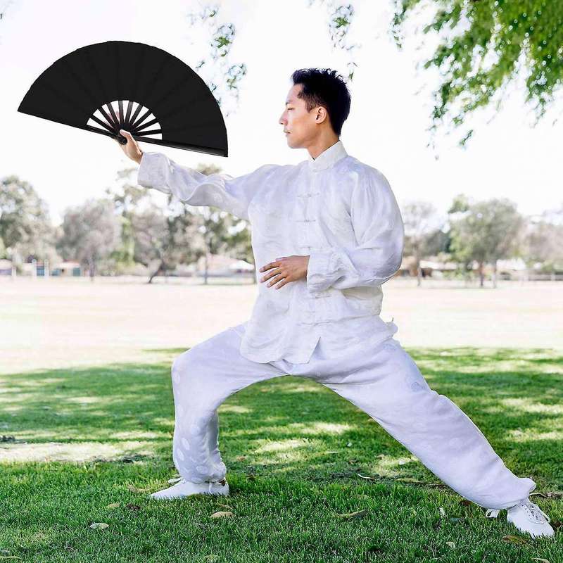 4 Pack Folding Hand Fan Hand Folding Fans Chinese Tai Chi Folding Fan