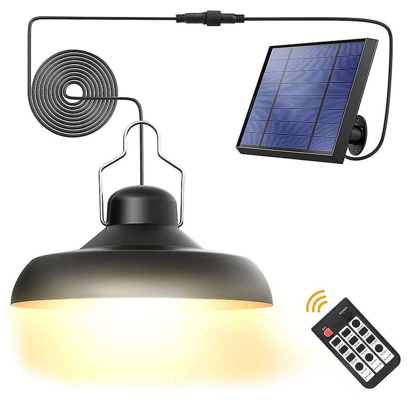 Solar Pendant Lights, Ip65 Waterproof Solar Light with Remote Control