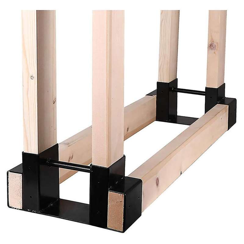 1pcs Durable Helpful Iron Practical Log Holder Firewood Storage Rack