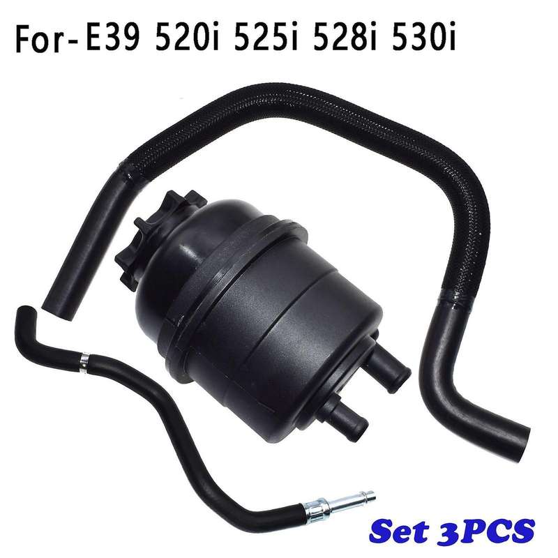 3pcs Power Steering Reservoir+hose Kits Power Steering Pump