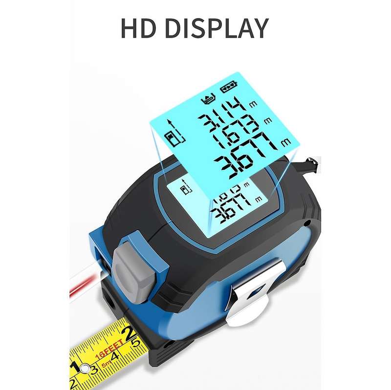 3-in-1 Digital Lasers Tape Measure Tool Infrared Measure Finder Tape