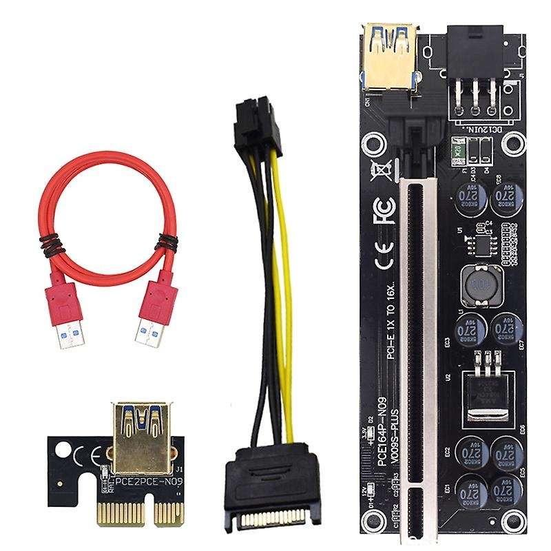 Pci-e Riser 009s Plus Card Pcie Pci E Extender Gpu X16 Usb 3.0(b)
