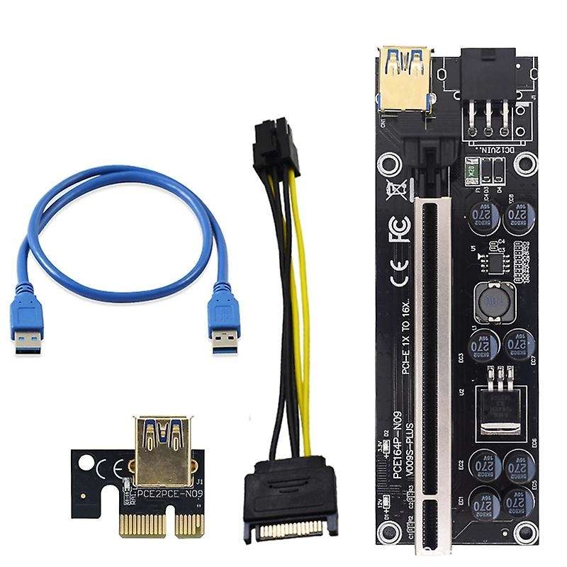 Pci-e Riser 009s Plus Card Pcie Pci E Extender Gpu X16 Usb 3.0(b)