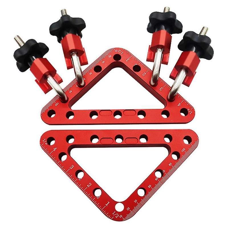 45/90 Degree Woodworking Panel Positioning Ruler Installation Fixing