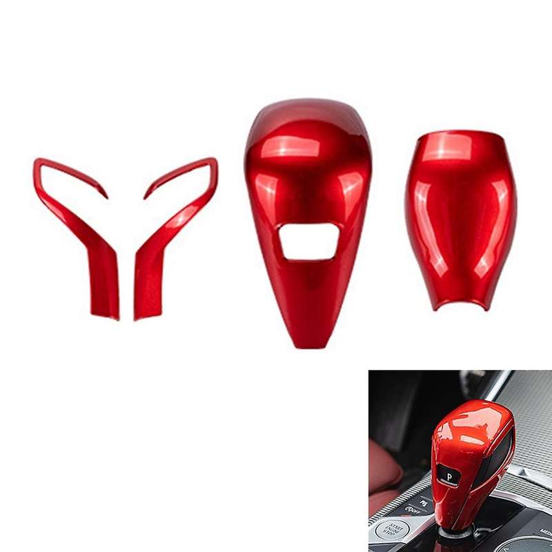 Car Gear Head Knob Shift Cover Trim For-bmw G20 G28 G22 Red