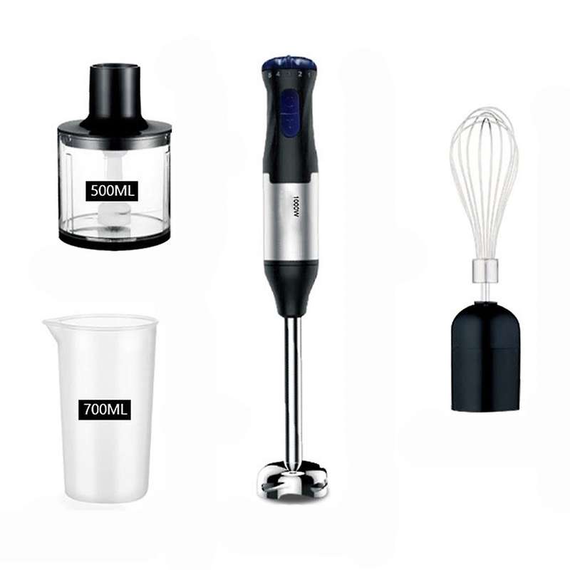 4 In 1 1000w Electric Hand Blender Mixer Egg Whisk Mixer Eu Plug