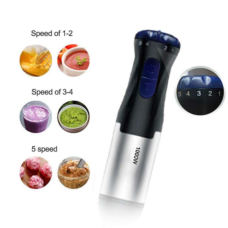 4 In 1 1000w Electric Hand Blender Mixer Egg Whisk Mixer Eu Plug