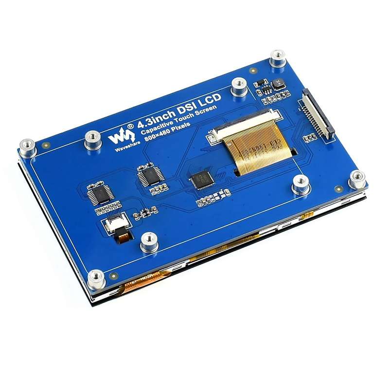 Waveshare 4.3 Inch Capacitive Press Screen for Raspberry Pi 4b/3b+