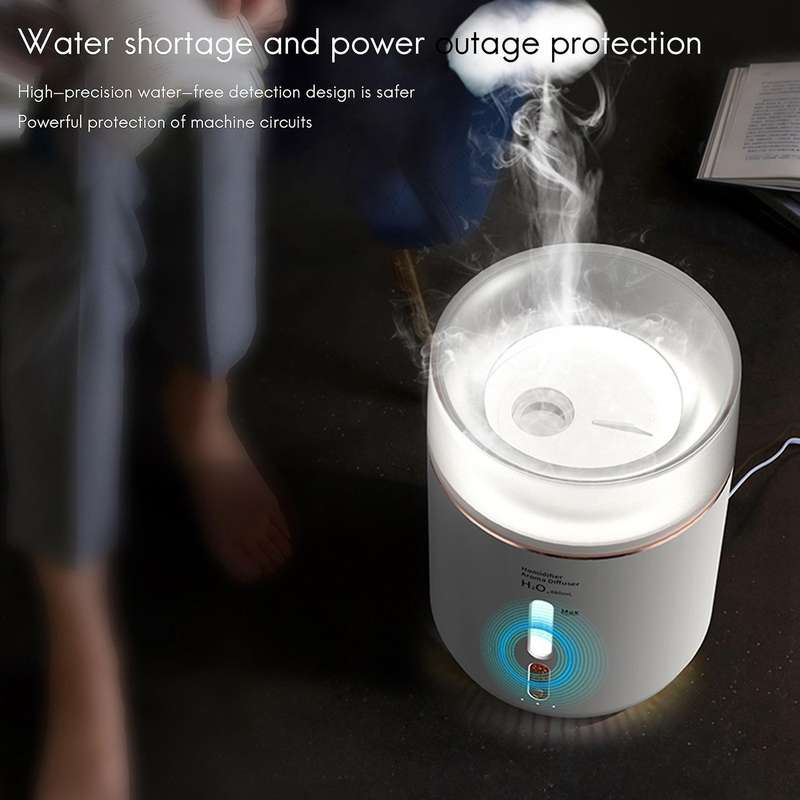 Ultrasonic Jellyfish Aroma Diffuser Humidifier Eu Plug