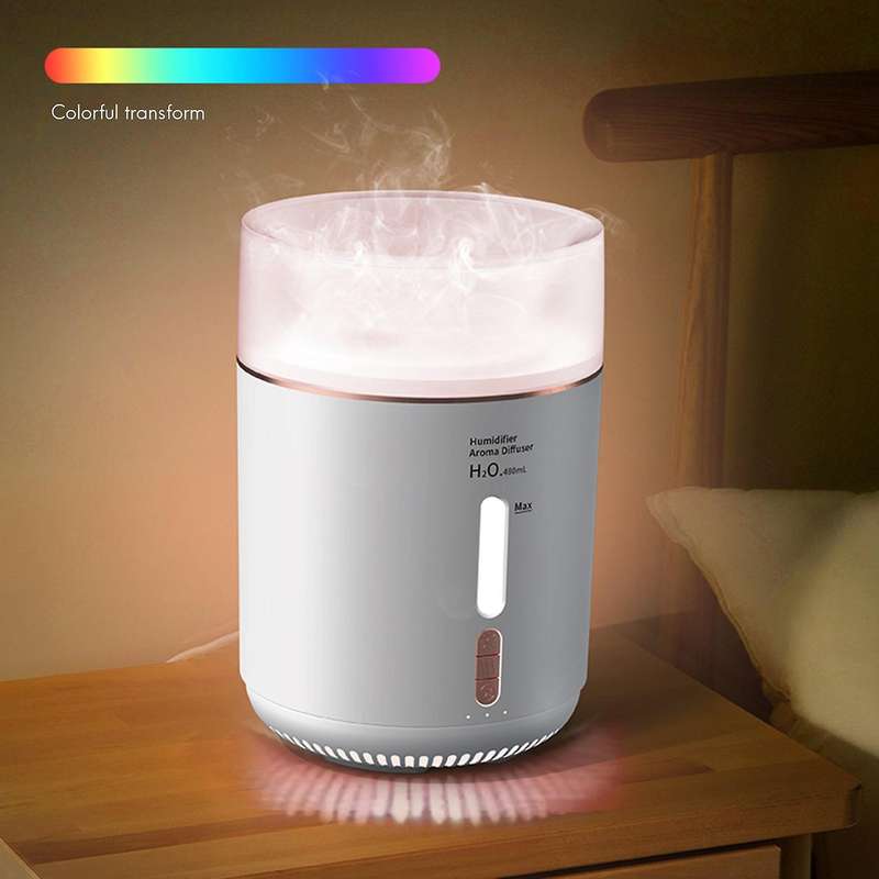 Ultrasonic Jellyfish Aroma Diffuser Humidifier Eu Plug