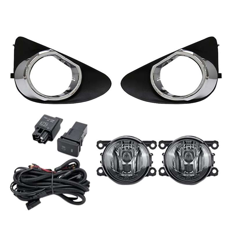 Halogen Fog Light Fog Lamp Cover Assembly for Toyota Yaris 2012-2014