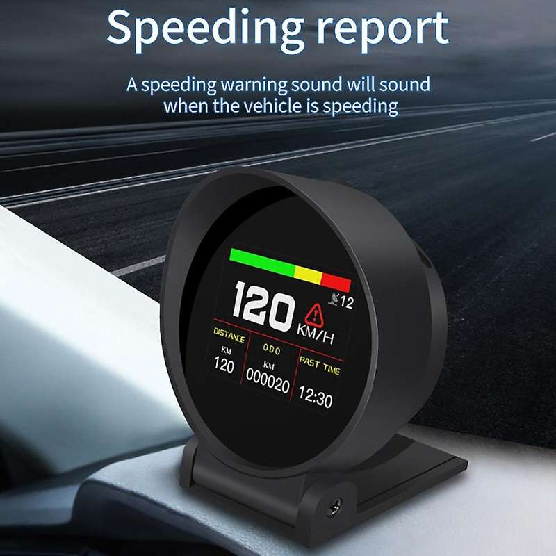 Hud Head Up Display Car Intelligent Inclinometer Dual-channel Gps