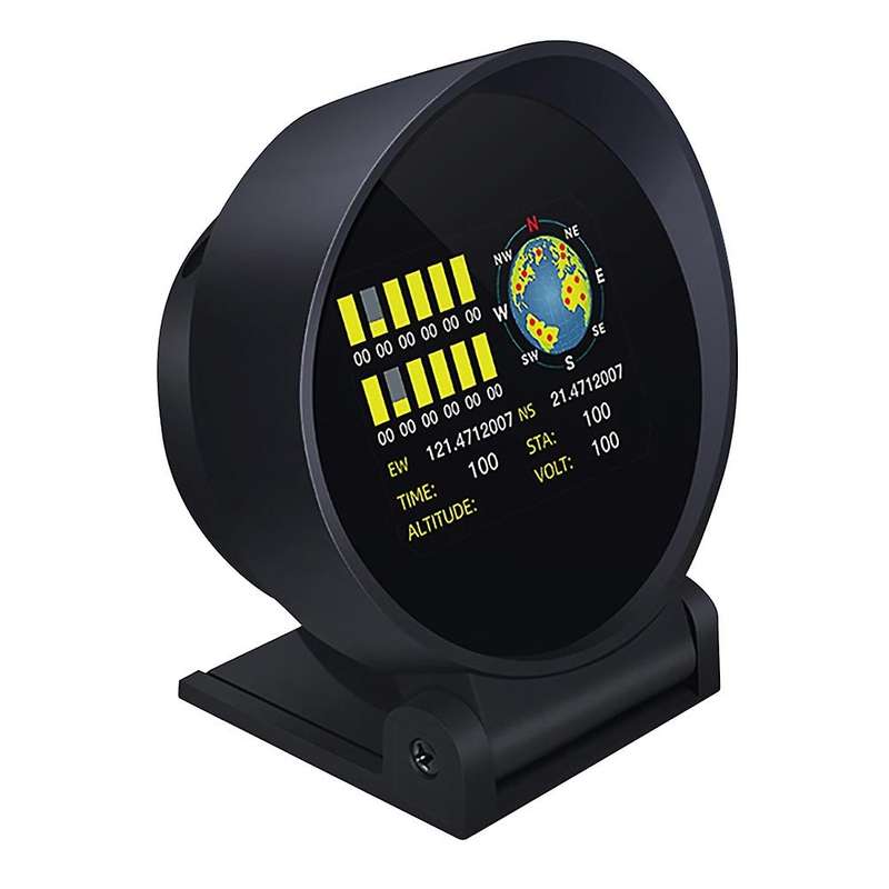 Hud Head Up Display Car Intelligent Inclinometer Dual-channel Gps