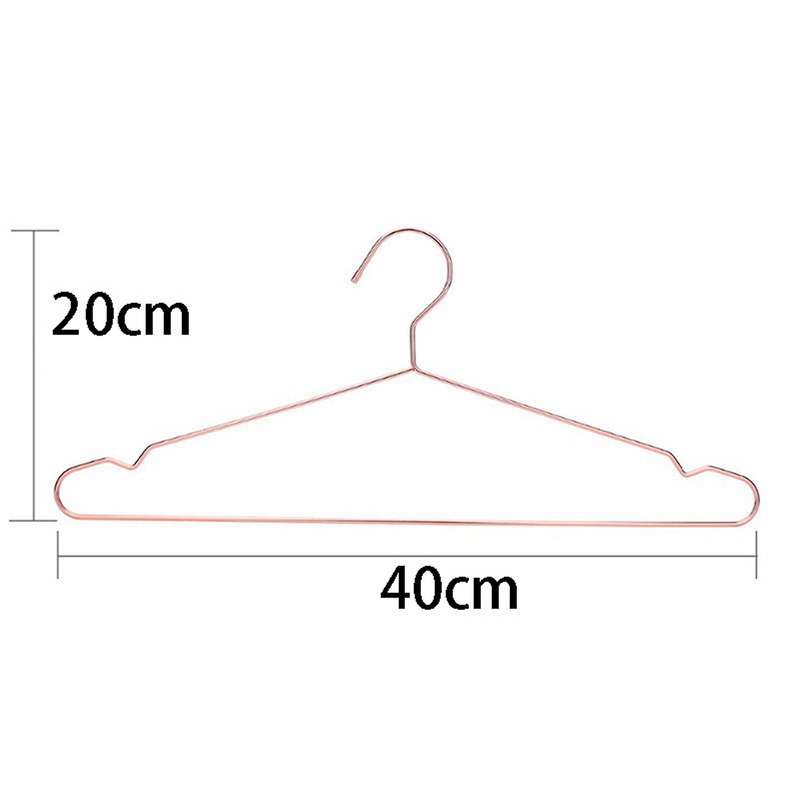 10pcs Rose Copper Gold Clothes with Groove, Heavy Duty Strong , Suit
